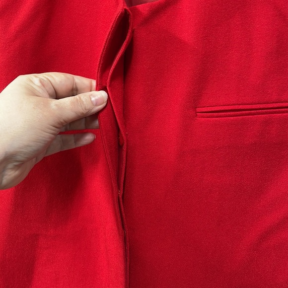 MM Cohn Vintage Designer Wool Button Up Shoulder pads, lined size 10 bla… - Picture 4 of 9